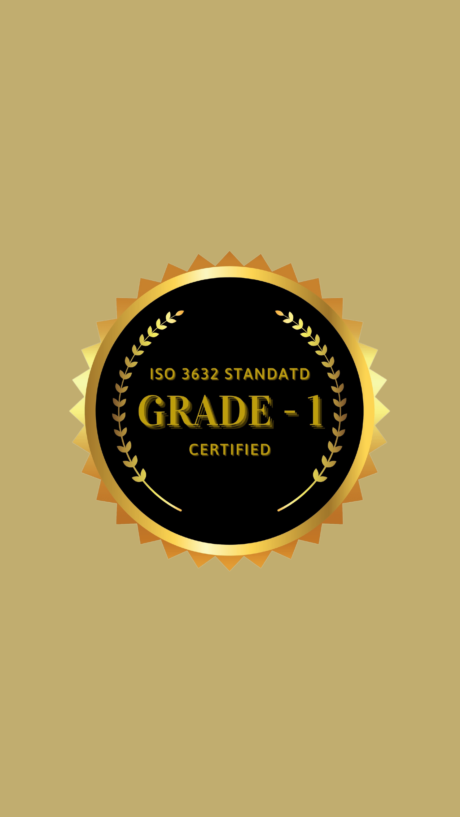 ISO Certifield Grade -1